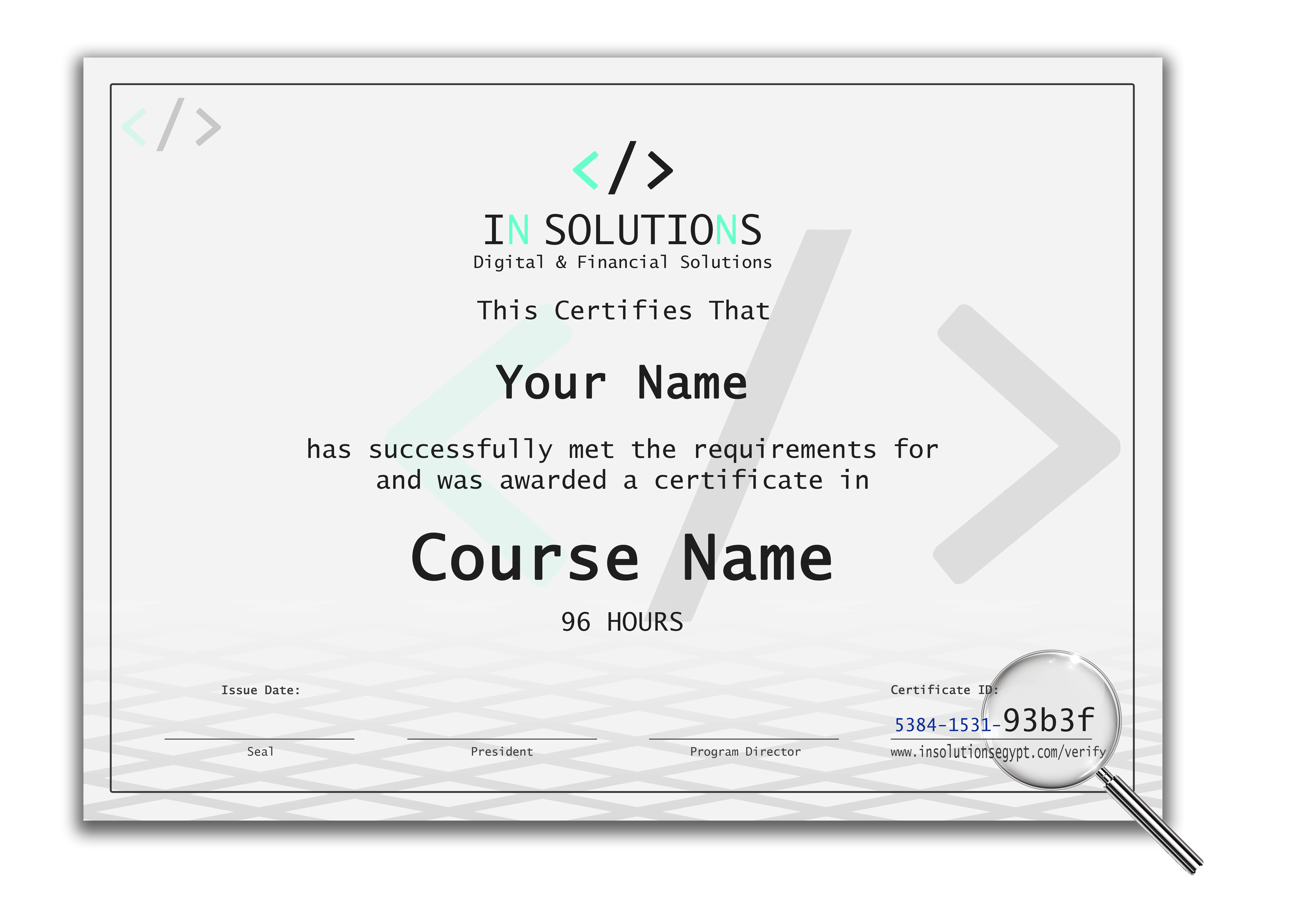 T-Certificate